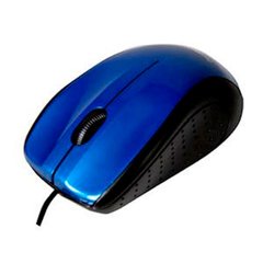 Мышка Hi-Rali HI-M8153, Optical USB (проводная) black-blue
