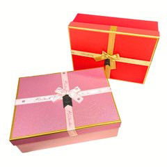 Коробка подарункова SY прямокутна бант 33*25*11,5см Wishes For You 2 вида мікс 10241-L