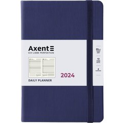 Ежедневник 2024 А5 Axent Partner Lines 8815-24-A - синий темный
