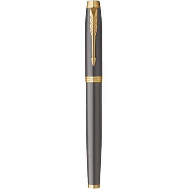 Набір ручок Parker 21182b19 IM Grey Lacquer ролерна + кулькова, набір подарунковий