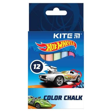 Крейда кол. 12шт. KITE Hot Wheels HW21-075