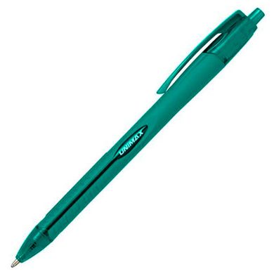 Ручка шариковая Unimax Aerogrip автоматическая UX-136, Зелёный
