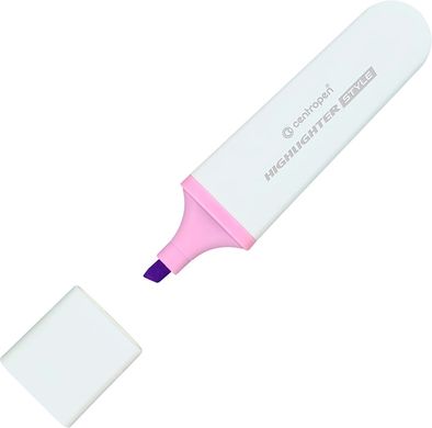Маркер текстовыделитель Centropen Highlighter Style 1-4,6мм пастельные цвета 6252*, Розовый
