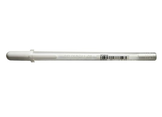 Ручка гелевая Sakura 08 Medium Gelly Roll Белая XPGB-50, Синий