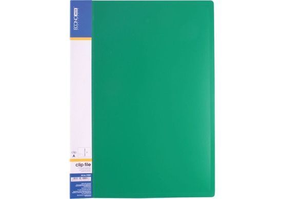 Папка кліп-файл А4 з 1 швидкозшив. Economix 31201, Жовтий