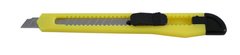 Нож канцелярский лезвие 9мм Delta желтый D6521-02