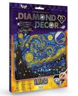Набір для творчості DankoToys DT DD-01-06 Diamond Decor Картина зі стразами Зоряна ніч
