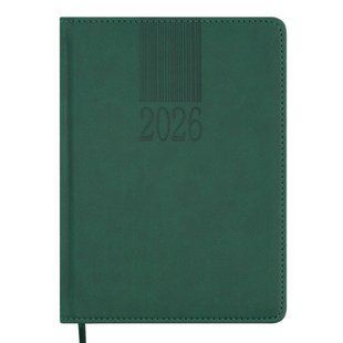 Ежедневник 2026 Buromax A5 Code BM.2142-* - Зеленый