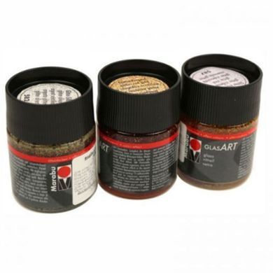 Краска витражная на основе раств. MARABU Glas Art 50мл 91070*** - золото с блестками