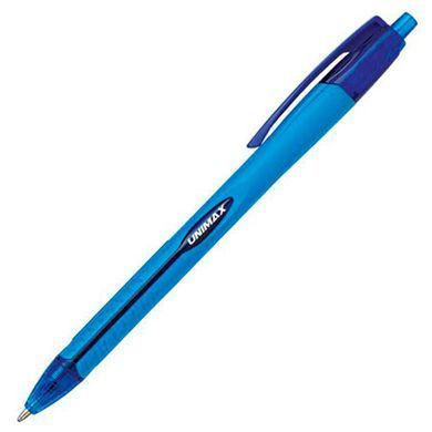 Ручка шариковая Unimax Aerogrip автоматическая UX-136, Синий