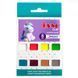 Глина полимерная Jam Clay набор 8шт по 20г Unicorn 5059009