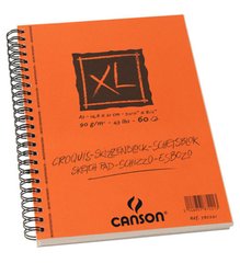 Альбом спіраль А5 для набросков Canson XL 90г/м 60арк Слонова кістка CON-200787221R