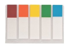 Закладки-індекси липкі пласт Buromax Neon 45x12мм, 5х20арк BM.2305-98