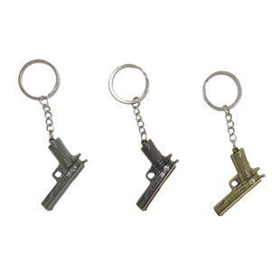 Брелок Метал Пистолет Беретта-92 4,5см №3514