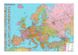 КАРТА Політична карта Європи 110*77см ЛАМІНАЦИЯ/ПЛАНКИ М1:5400000