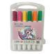Маркер акриловий Acrylic Marker набір 12шт Єдиноріг P-2007-12 у пластиковому футлярі