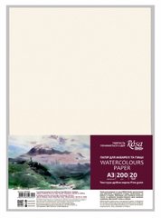 Бумага для акварели А3 200г/м2 Rosa Studio 10 листов Мелкое зерно 16921004