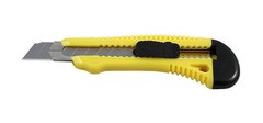 Нож канцелярский лезвие 18мм Delta металическая направляющая желтый D6622-02