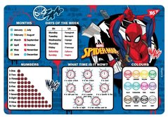 Подложка на стол Yes пластиковая 42,5*29см англ. Marvel Spiderman 492065