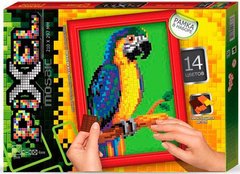 Набір для творчості DankoToys DT PM-01-02 Мозаіка Pixel Mosaic Папуга