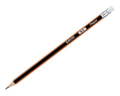 Олівець простий Maped Black Peps B з ластиком 851724