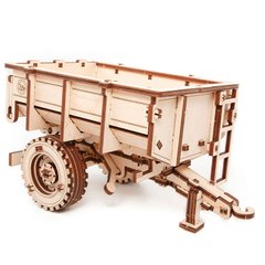 Деревянная сборная механическая 3D модель EVA Eco-Wood-Art TRAILER FOR TRACTOR BELARUS-82 001225