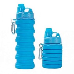 Пляшка для води Silicon Bottle 500мл складна №715