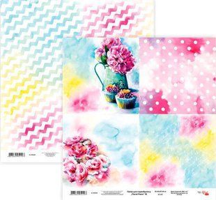 Папір для скрапбукінга Rosa Talent 30*30см Floral Poem 18 двосторонній 200 г/м 5316030