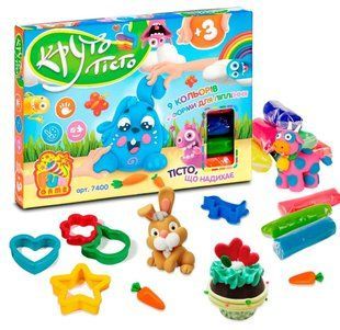 Набор для лепки 4FUN Game Круто тесто 7400