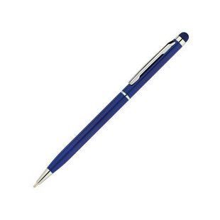Кулькова ручка ECONOMIX STYLUS металева, пише синім корп. асорт. E10308 стилус