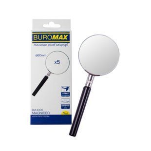 Лупа Buromax d 60мм, 5-кратне BM.4305