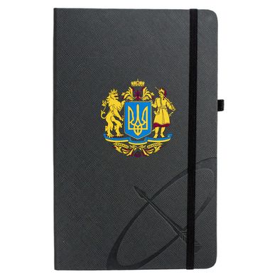 Кулькова ручка Parker 15632b24_T0400u Jotter Originals Black Великий Герб України + блокнот Набір подарунковий