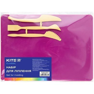 Набор для лепки Kite досточка + 3 стек Classic K-1140, Жёлтый
