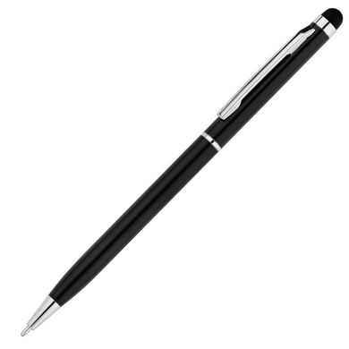 Кулькова ручка ECONOMIX STYLUS металева, пише синім корп. асорт. E10308 стилус