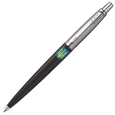 Кулькова ручка Parker 15632b24_T0400u Jotter Originals Black Великий Герб України + блокнот Набір подарунковий