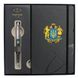 Кулькова ручка Parker 15632b24_T0400u Jotter Originals Black Великий Герб України + блокнот Набір подарунковий