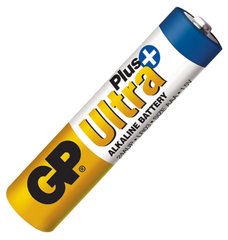 Батарейка ААА (мініпальчикова) GP 1шт 24AUPHM-2S2 лужна LR03, AAA