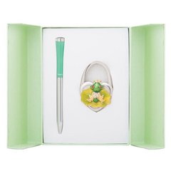 Ручки в наборе Langres Fairy Tale 1шт+крючок для сумки, зеленый LS.122027-04