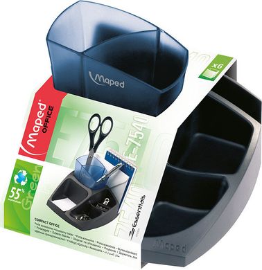 Підставка канцелярська Maped Essentials green compact чорний з синім MP.575400