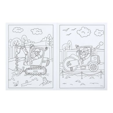 Раскраска 19,5*26см ZiBi 6л. Kids Line Машины-помощники ZB.16018