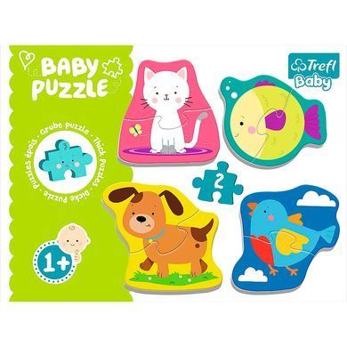 Пазли Trefl 4в1 Baby classic 36074 Тварини
