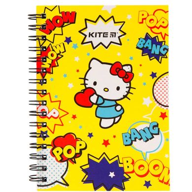 Блокнот спіраль А6 80арк. Kite Hello Kitty HK19-229