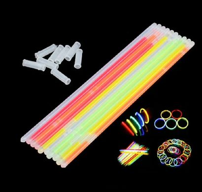 Браслет самозажигающийся 20см Glow Stick 1шт