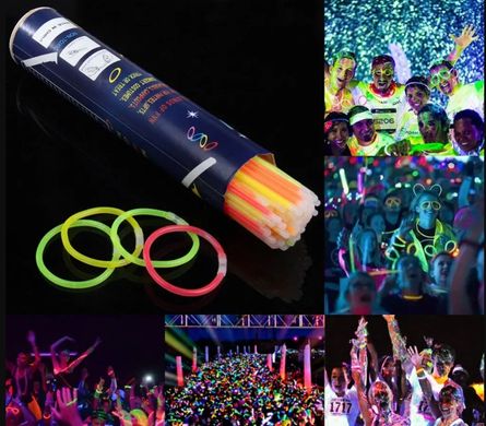 Браслет Самозапалювальний 20см Glow Stick ! Поштучно 1/100 !