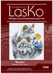 Набор для вышивания LasKo T069 Волки