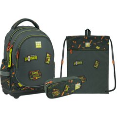 Школьный набор: рюкзак+пенал+сумка д/обуви Kite мод 724 Wonder Kite Game Mode SET_WK22-724S-4
