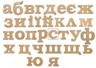 Заготовка для декорирования Rosa Talent (МДФ) буква с высота 8см 4801329