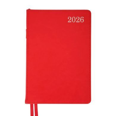 Щоденник 2026 А5 Leo Planner City твердий 25266*, Коричневий
