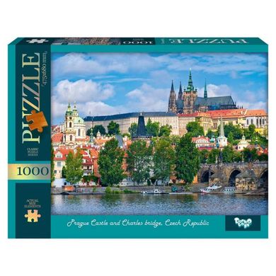 Пазли DankoToys 1000ел. DT C1000-13-10 680*475 Prague Castle and Charles bridge, Czech Republic