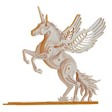 Модель 3D дерев'янна сборна WoodCraft HG03 Пегас 24,5*24,5*22,5см